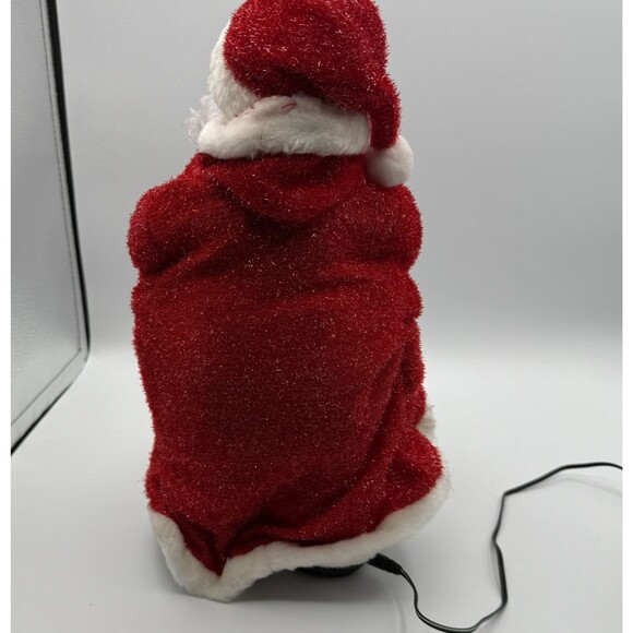 Vtg Avon Fiber Optic Santa Claus 14" Musical Light Up Christmas Figurine Video - Picture 15 of 16